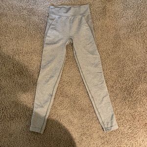 Green gym shark flex leggings